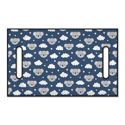 Good Night Koala Pattern Print Golf Cart Seat Cover