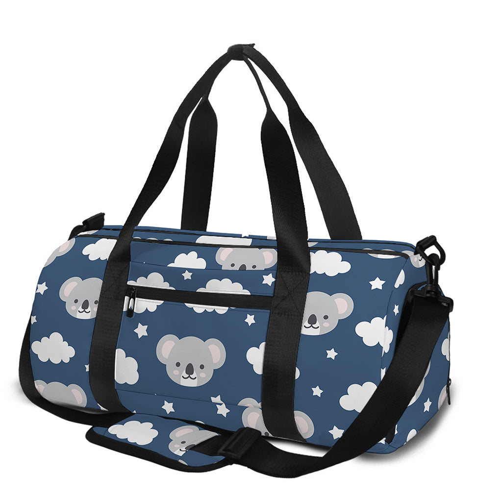Good Night Koala Pattern Print Gym Bag