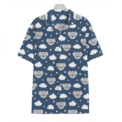 Good Night Koala Pattern Print Hawaiian Shirt