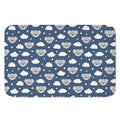 Good Night Koala Pattern Print Indoor Door Mat