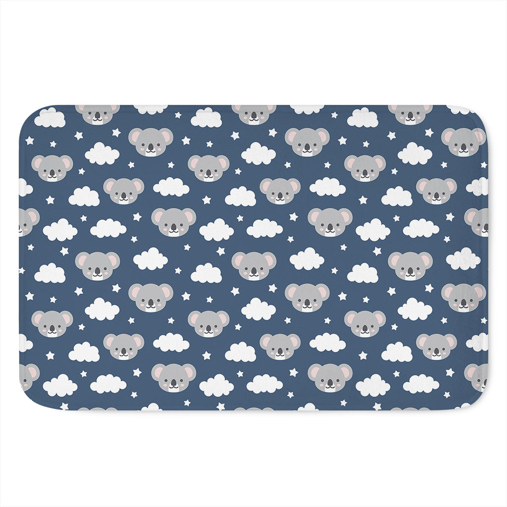 Good Night Koala Pattern Print Indoor Door Mat