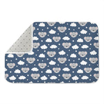 Good Night Koala Pattern Print Indoor Door Mat