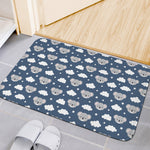 Good Night Koala Pattern Print Indoor Door Mat