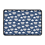 Good Night Koala Pattern Print Kitchen Mat