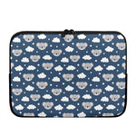 Good Night Koala Pattern Print Laptop Sleeve