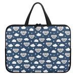 Good Night Koala Pattern Print Laptop Sleeve With Handle