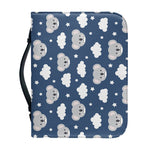 Good Night Koala Pattern Print Leather Bible Cover