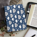 Good Night Koala Pattern Print Leather Bible Cover