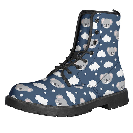 Good Night Koala Pattern Print Backpack