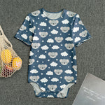 Good Night Koala Pattern Print Men's Bodysuit