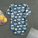 Good Night Koala Pattern Print Men's Bodysuit