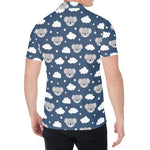 Good Night Koala Pattern Print Men's Shirt