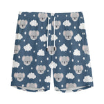 Good Night Koala Pattern Print Men's Sports Shorts