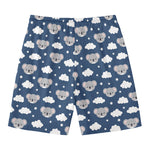 Good Night Koala Pattern Print Men's Swim Trunks