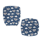 Good Night Koala Pattern Print Office Chair Cover