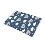 Good Night Koala Pattern Print Pet Cooling Mat Cover