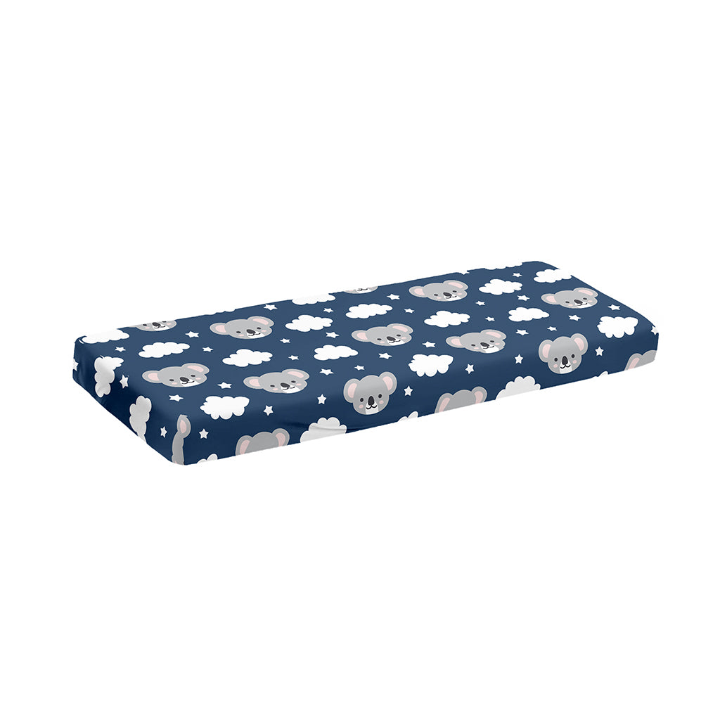 Good Night Koala Pattern Print Piano Keyboard Cover