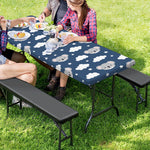 Good Night Koala Pattern Print Picnic Table Cover