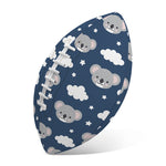 Good Night Koala Pattern Print Rugby Ball