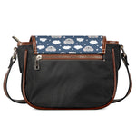 Good Night Koala Pattern Print Saddle Bag