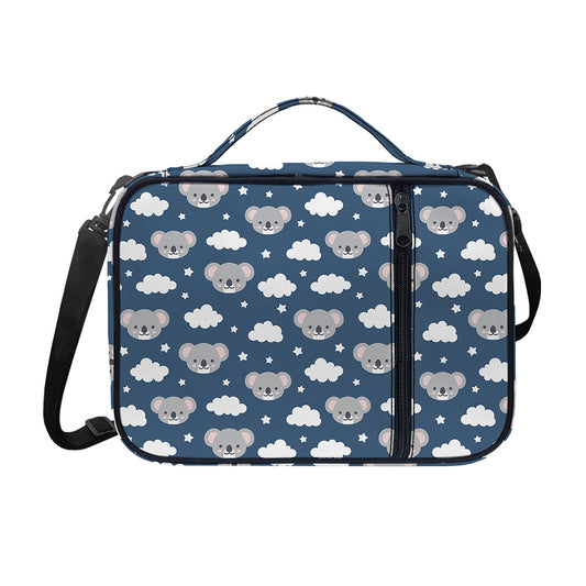 Good Night Koala Pattern Print Shoulder Strap Bible Bag