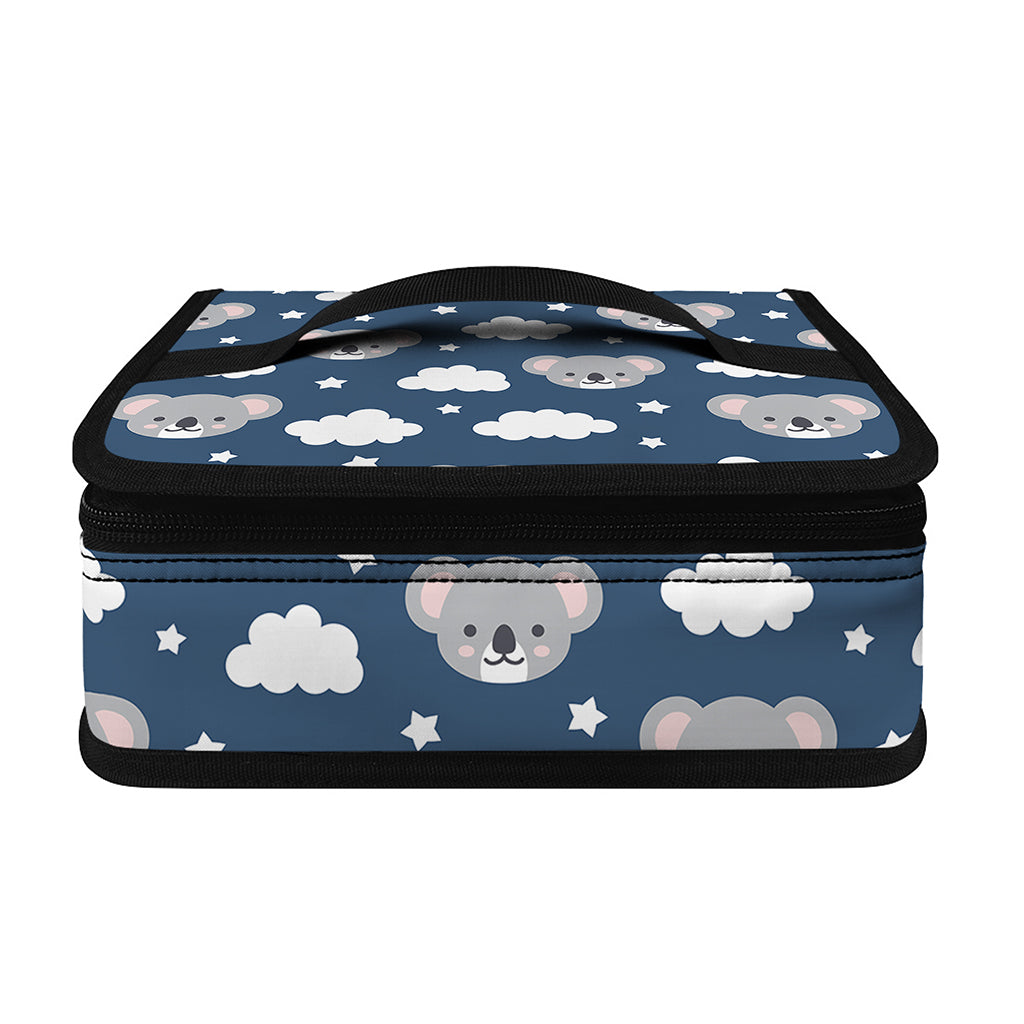 Good Night Koala Pattern Print Small Lunch Bag