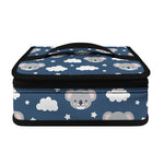 Good Night Koala Pattern Print Small Lunch Bag