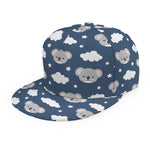 Good Night Koala Pattern Print Snapback Cap