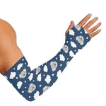 Good Night Koala Pattern Print Sun Protection Arm Sleeves