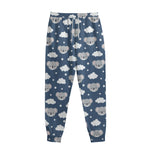 Good Night Koala Pattern Print Sweatpants