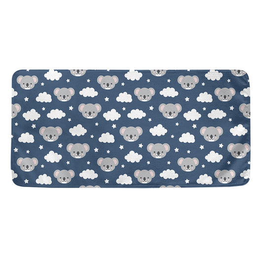 Good Night Koala Pattern Print Towel