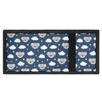 Good Night Koala Pattern Print Trifold Wallet