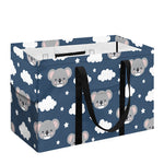 Good Night Koala Pattern Print Utility Tote Bag