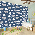 Good Night Koala Pattern Print Wall Sticker