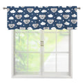 Good Night Koala Pattern Print Window Valance