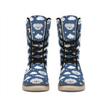 Good Night Koala Pattern Print Winter Boots