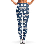Good Night Koala Pattern Print Women's Leggings