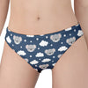 Good Night Koala Pattern Print Women's Panties