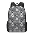 Gothic Wicca Curse Print 17 Inch Backpack