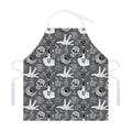 Gothic Wicca Curse Print Adjustable Apron