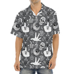 Gothic Wicca Curse Print Aloha Shirt