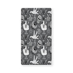 Gothic Wicca Curse Print Baby Crib Sheet