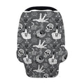 Gothic Wicca Curse Print Baby Seat Cover