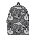 Gothic Wicca Curse Print School Backpack