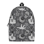 Gothic Wicca Curse Print Backpack
