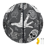 Gothic Wicca Curse Print Basketball