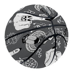Gothic Wicca Curse Print Basketball