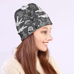 Gothic Wicca Curse Print Beanie