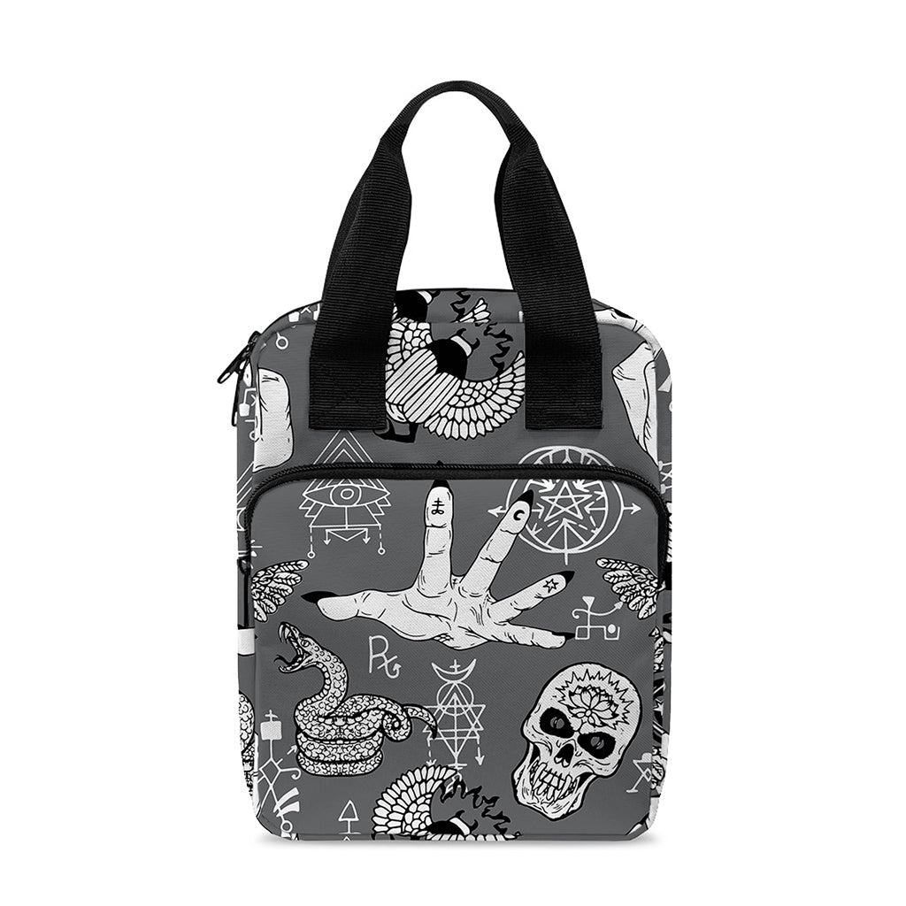 Gothic Wicca Curse Print Bible Tote Bag