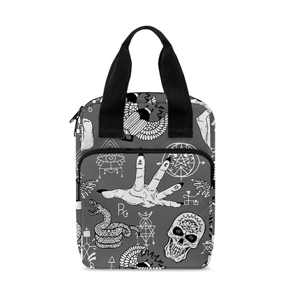 Gothic Wicca Curse Print Bible Tote Bag